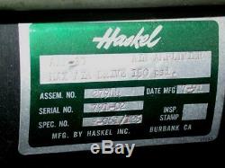 Haskel AAD-30 Air Pressure Amplifier Max Drive 150PSI with extra piping attachment