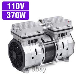 High Flow Vacuum Air Pump Double-Cylinder Oil Free Oilless Piston Compressor