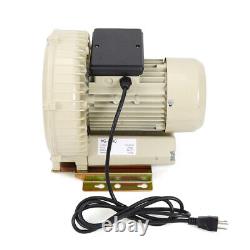 High Pressure Vortex Blower Fan Vacuum Pump Industrial Air Booster Fan 110V/370W