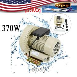 Industrial Fish Pond Air Blower Aquaculture or Vacuum Pump 60m³/h 370W 110V New