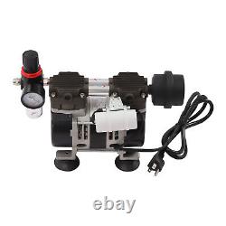 Industrial Oilless Vacuum Pump Lab Oil Free Pump withAir Filter+Silencer 1450r/min