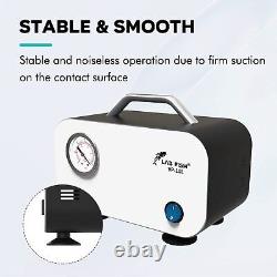 LAB FISH Lab Vacuum Pump 10L/min Portable Oilless Diaphragm Vacuum Filtration