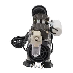 Lab Vacuum Pump Oilless Medical Mute Pump&Air Filter Diaphragm Oil Free 100Watt