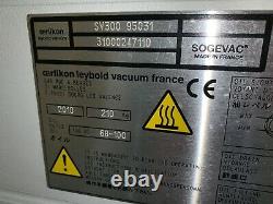 Leybold SogeVac SV300 Vacuum Pump, 170 cfm Air Cooled