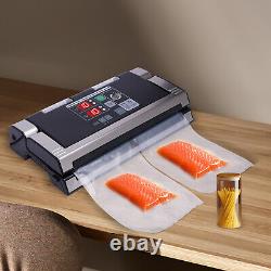 MS180 Double Pump Vacuum Sealer 110V 250W Seal Keep Food Fresh 2 Air Tubes