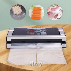 MS180 Double Pump Vacuum Sealer 110V 250W Seal Keep Food Fresh 2 Air Tubes