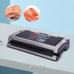 MS180 Double Pump Vacuum Sealer 110V 250W Seal Keep Food Fresh 2 Air Tubes