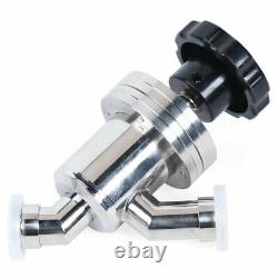 Manual Angle Flapper Valve KF25 Vacuum Pump Flange Fitting Parts SS Y Typle