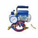 Metric Rotary Vane Deep Vacuum Pump 2.12cfm Hvac 150w 2pa Tool Air Conditioning