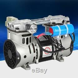 NEW 220V 260W Oilless Piston Vacuum Air Pump 680mmHg/-90.6kpa 60L/min