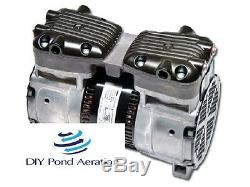 NEW 3+cfm 1/2hp 87R GAST VACUUM PUMP 26+hg /air pump/compressor/veneer/aerate
