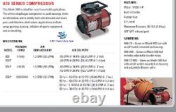 NEW THOMAS 900-72 Compressor Air brush Spray Paint Inflation Pump 1/15hp oilfree