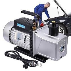 NTUD 2 Stage Vacuum Pump 12Cfm 1Hp HVAC Rotary Vane Vacuum Pump HVAC Serving