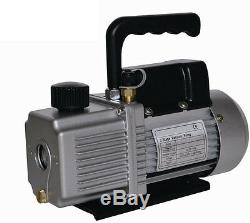 New 6.0 CFM Two 2 Stage 1/2HP Vacuum Pump AIR CONDITIONER REFRIGERATION