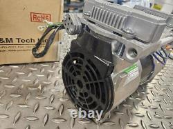 New G&M Tech 100RAD-NF Oil-less Rocking Piston Dry Vacuum Pump 100 LPM, 220V AC