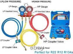 New Position 4CFM 1/3HP Air Vacuum Pump HVAC A/C Refrigeration Tool Kit AC