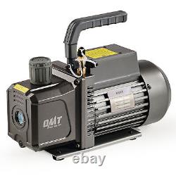 OMT 9 cfm Dual Stage Vacuum Pump 3/4 hp Rotary Vane Air Conditioning Vacuum Pump