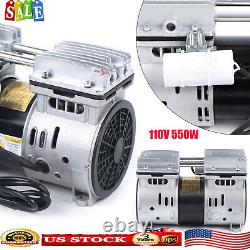 Oil Free Air Compressor Oilless Vacuum Pump Piston Compressor Pump 550W 67 L/min