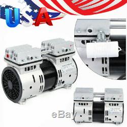 Oilfree Micro Air Diaphragm Pump Electric Motor Vacuum Pump 110V 550W 67L/min US