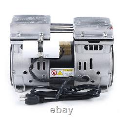 Oilless Diaphragm Vacuum Pump Industrial Oil Free Piston Vacuum Pump 550W 110V