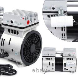 Oilless Diaphragm Vacuum Pump Industrial Piston 550W 110V Micro Air Motor 67L/m