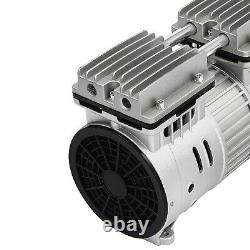 Oilless Vacuum Pump Oil Free Air Compressor Piston Compressor Pump 550W 125L/min