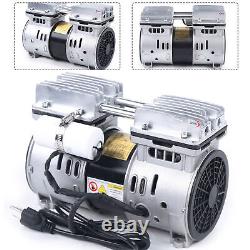 Oilless Vacuum Pump Oil Free Air Compressor Piston Compressor Pump 550W 67 L/min