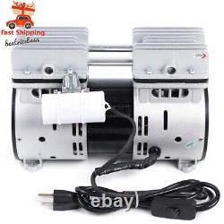 Oilless Vacuum Pump Oil Free Air Compressor Piston Compressor Pump 550W 67 L/min