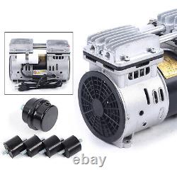 Oilless Vacuum Pump Oil Free Air Compressor Piston Compressor Pump 550W 67 L/min