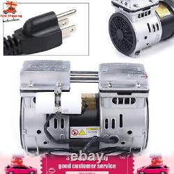 Oilless Vacuum Pump Oil Free Air Compressor Piston Compressor Pump 550W 67 L/min