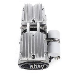 Oilless Vacuum Pump Oil-Free Piston Filter Air Compressor 3.5 CFM 370W 1400 Rpm