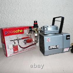 Paasche VL Airbrush Gast 460 Watt Air Compressor/vacuum Pump