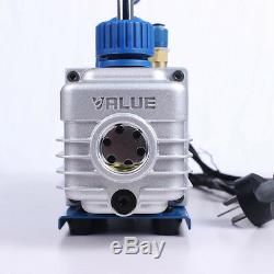 R134a Rotary Vane Deep Vacuum Pump 2.12CFM HVAC 150W 2PA AC220V Air Conditioning
