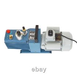 Rotary Type Vacuum Pump Double Stage Rotary Vane Electric Air Pump 220V 250W