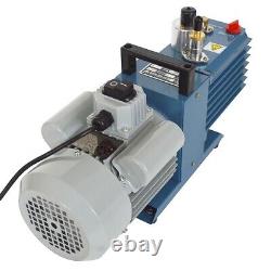 Rotary Type Vacuum Pump Double Stage Rotary Vane Electric Air Pump 220V 250W