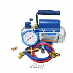 Rotary Vane Deep Vacuum Pump 150W R410a 2PA 2.12CFM AC HVAC Tool Air Conditionin