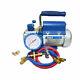 Rotary Vane Deep Vacuum Pump 150w R410a 2pa 2.12cfm Ac Hvac Tool Air Conditionin