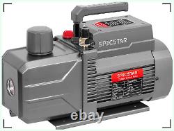 SPECSTAR 110V 9.6 CFM 1 HP Dual-Stage Rotary Vane HVAC Air Vacuum Pump for R1. 