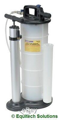Sealey Tools TP6904 Vacuum Manual Air Fluid Extractor 9 Litre 9L Water Oil New