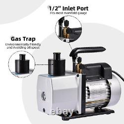 Single Stage Rotary Vane Air Vacuum Pump, oil capacity