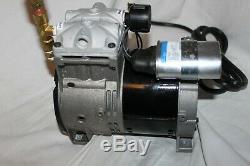 THOMAS 688CE44 D Piston Air Compressor/Vacuum Pump, 1/3HP, Working Good condition