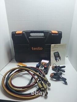 Testo 550 Manifold, Gauge & Hose Set Air Conditioning Refrigeration Heat Pumps