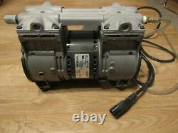 Thomas 1/3 hp HP Piston Air Compressor/Vacuum Pump, 115V AC