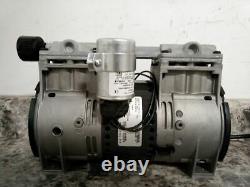 Thomas 2688CE44 1/3 HP 1750 RPM 115VAC Piston Air Compressor/Vacuum Pump