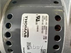 Thomas 2688VE44 1/3 HP 1750 RPM 115VAC Piston Air Compressor/Vacuum Pump