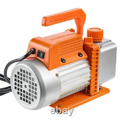 Topshak TS-VP1 Air Vacuum Pump 3CFM HVAC With 2Gal Chamber Conditio
