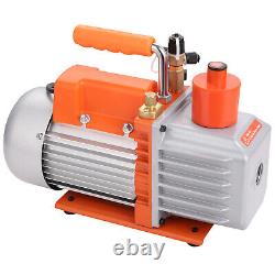 VEVOR 5 CFM 2-Stage Rotary Vane Vacuum Pump HVAC Air Conditioning Vacuum Pump