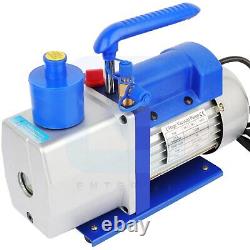 Vacuum Pump 1/2HP 7CFM Rotary Vane 1 Stage Deep HVAC AC Air Conditioning Tool