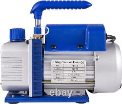 Vacuum Pump 4CFM 1/4HP Air Vacuum Pump HVAC A/C Air Refrigerant Rotary Vane Vacu