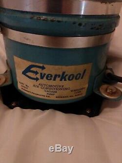 Vintage heavy duty Everkool air-conditioning Vacuum Pump HVAC Automotive Air